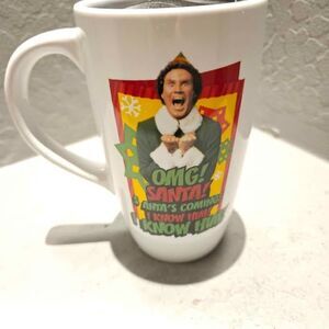 Buddy the Elf Mug OMG Santa I Know Him Christmas Ceramic Mug